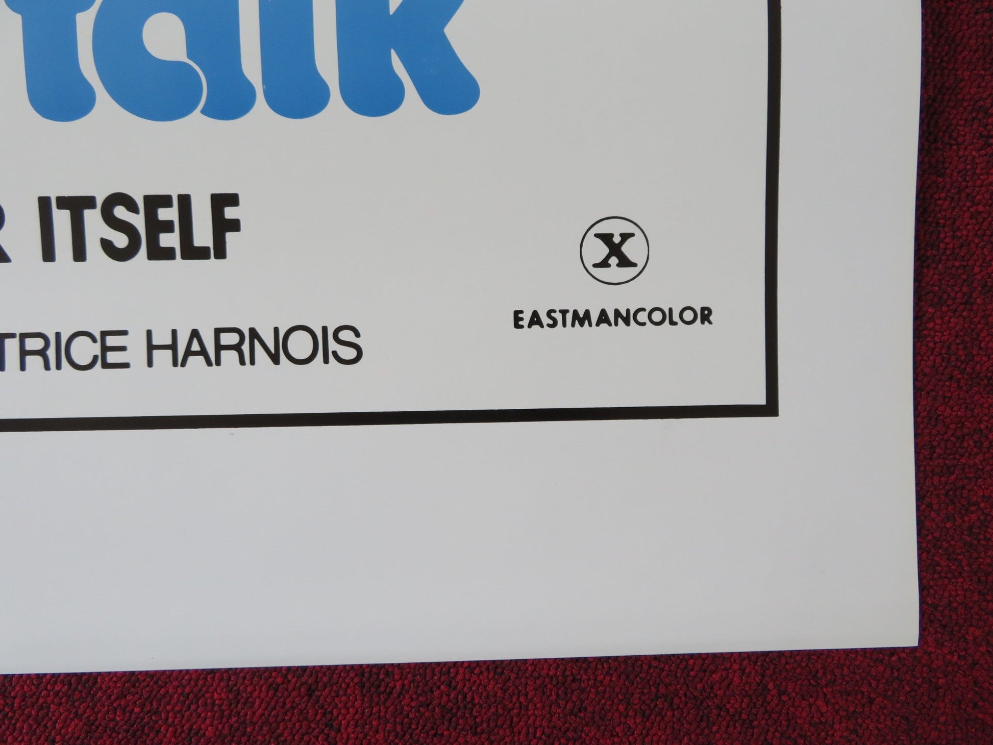 PUSSY TALK US TRI FOLDED ONE SHEET ROLLED POSTER PENELOPE LAMOUR 1975 Rendezvous Cinema Movie posters