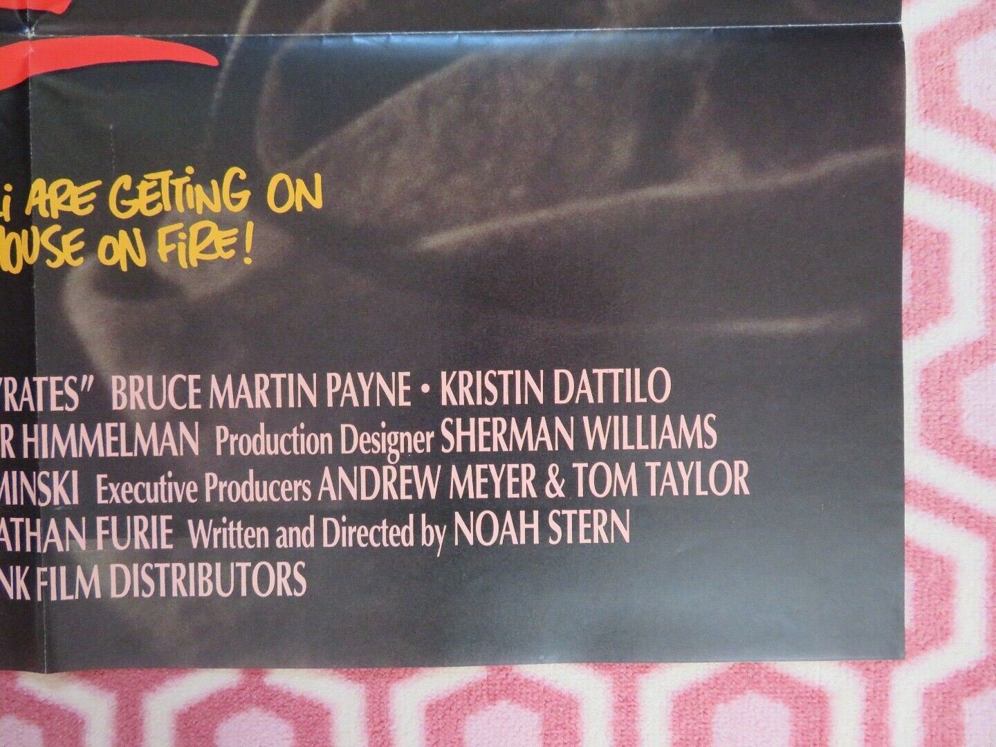 PYRATES FOLDED US ONE SHEET POSTER KEVIN BACON KYRA SEDGWICK 1991 Movie posters