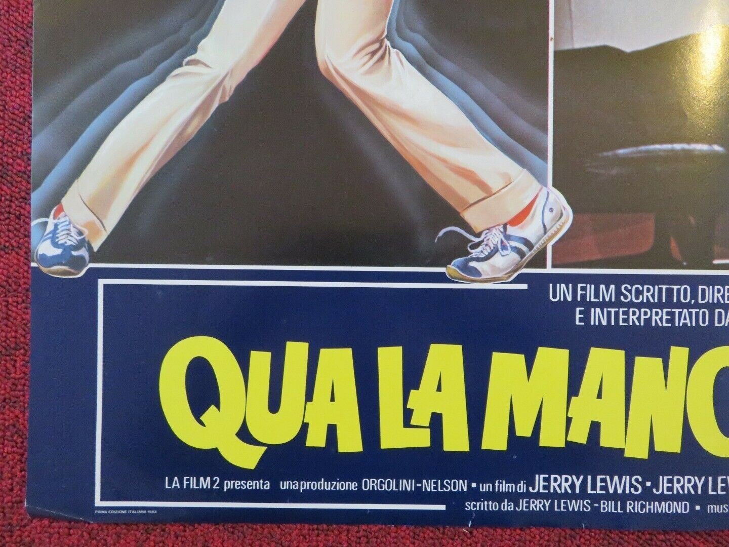QUA LA MANO PICCHIATELLO / SMORGASBORD - A ITALIAN FOTOBUSTA POSTER JERRY LEWIS - Rendezvous Cinema