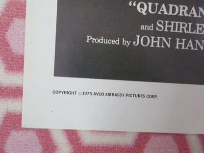 QUADRANGLE / SECRETS US ONE SHEET POSTER JACQUELINE BISSET ROBERT POWELL 1975 Movie posters