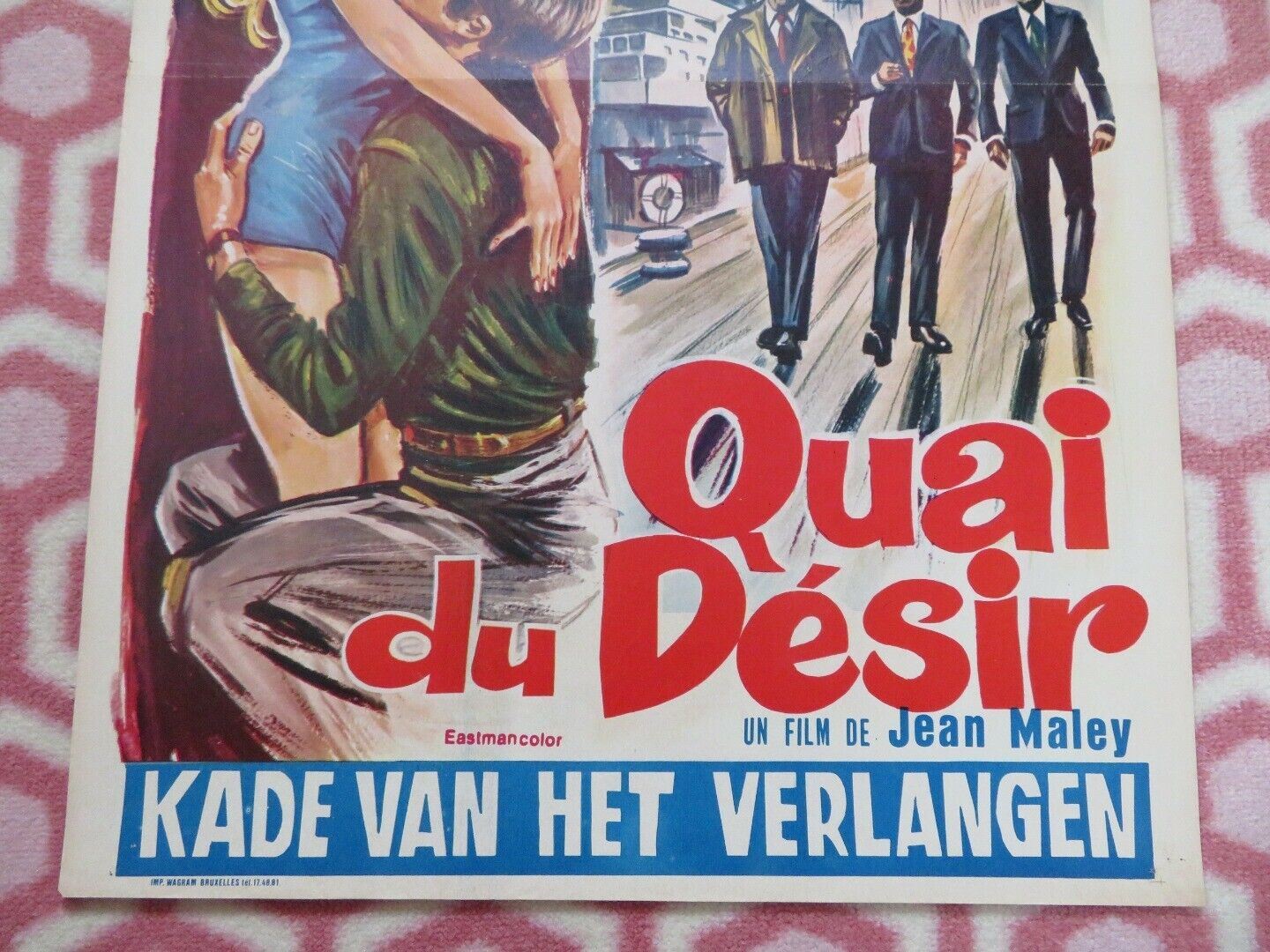 QUAI DU DESIR / Port of Desire BELGIUM (21"x14") POSTER A. MINCER B FONTANA '69 Movie posters