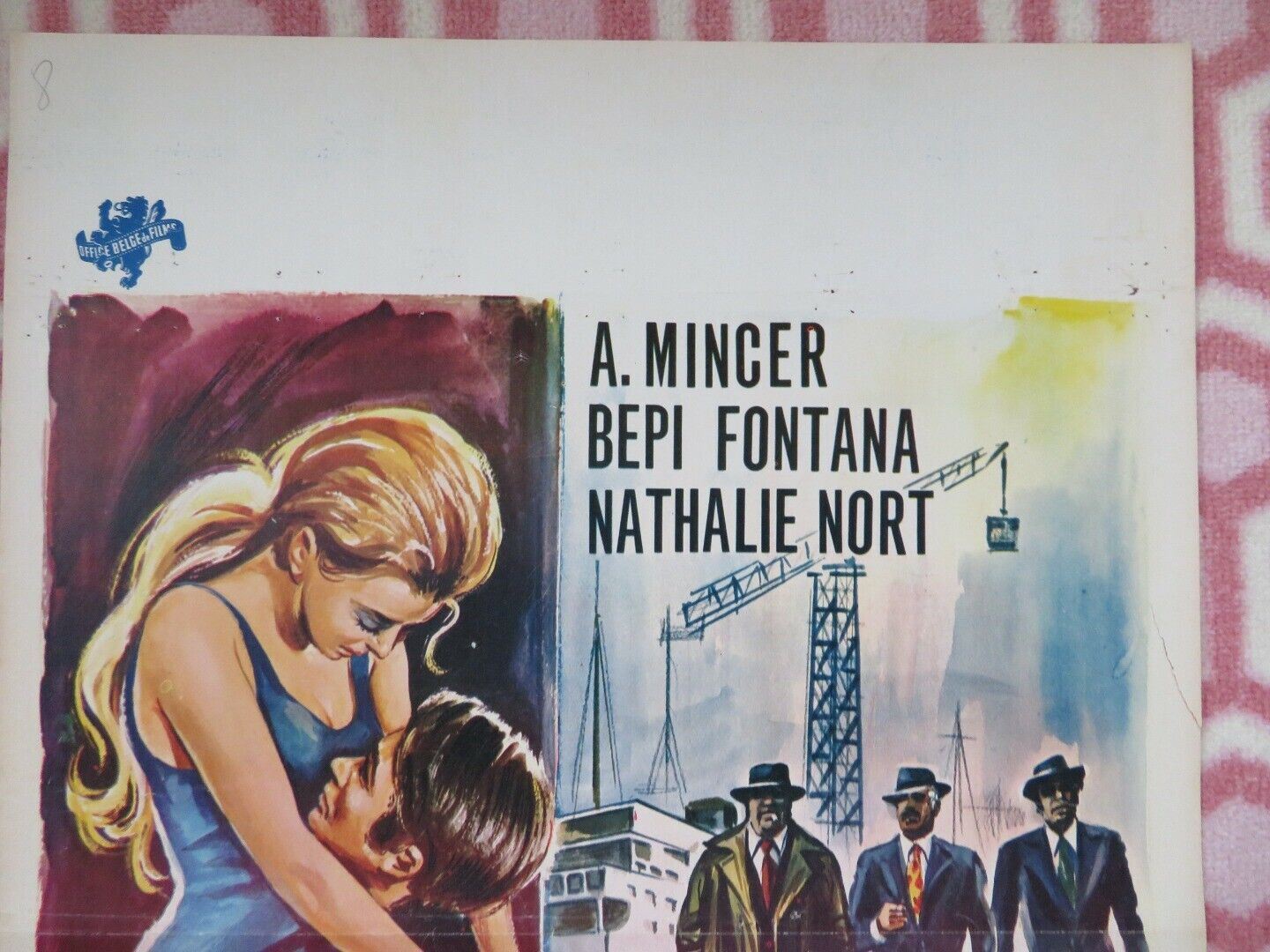 QUAI DU DESIR / Port of Desire BELGIUM (21"x14") POSTER A. MINCER B FONTANA '69 Movie posters