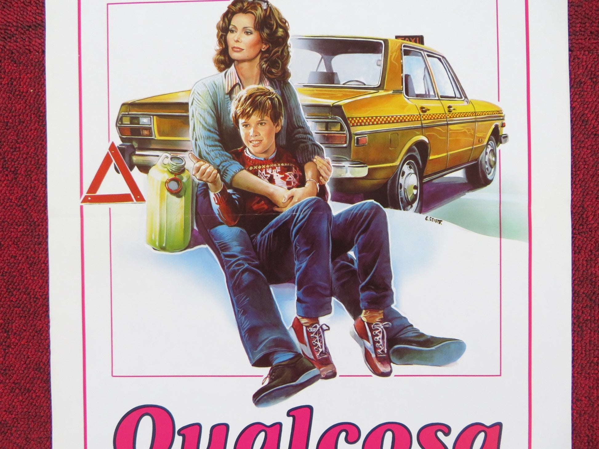 QUALCOSA DI BIONDO ITALIAN LOCANDINA POSTER SOPHIA LOREN DANIEL J. TRAVANTI 1985 Rendezvous Cinema Movie posters