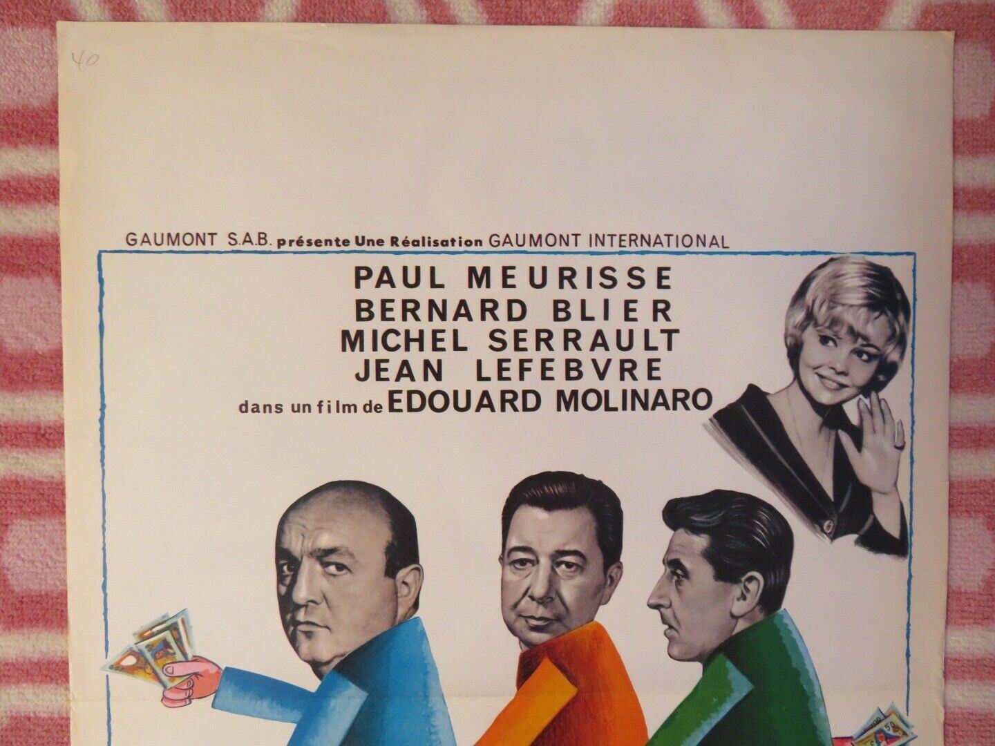 QUAND PASSENT LES ESCROCS/ When the Pheasants Pass BELGIUM (21.5"x14.5") 1965 Movie posters