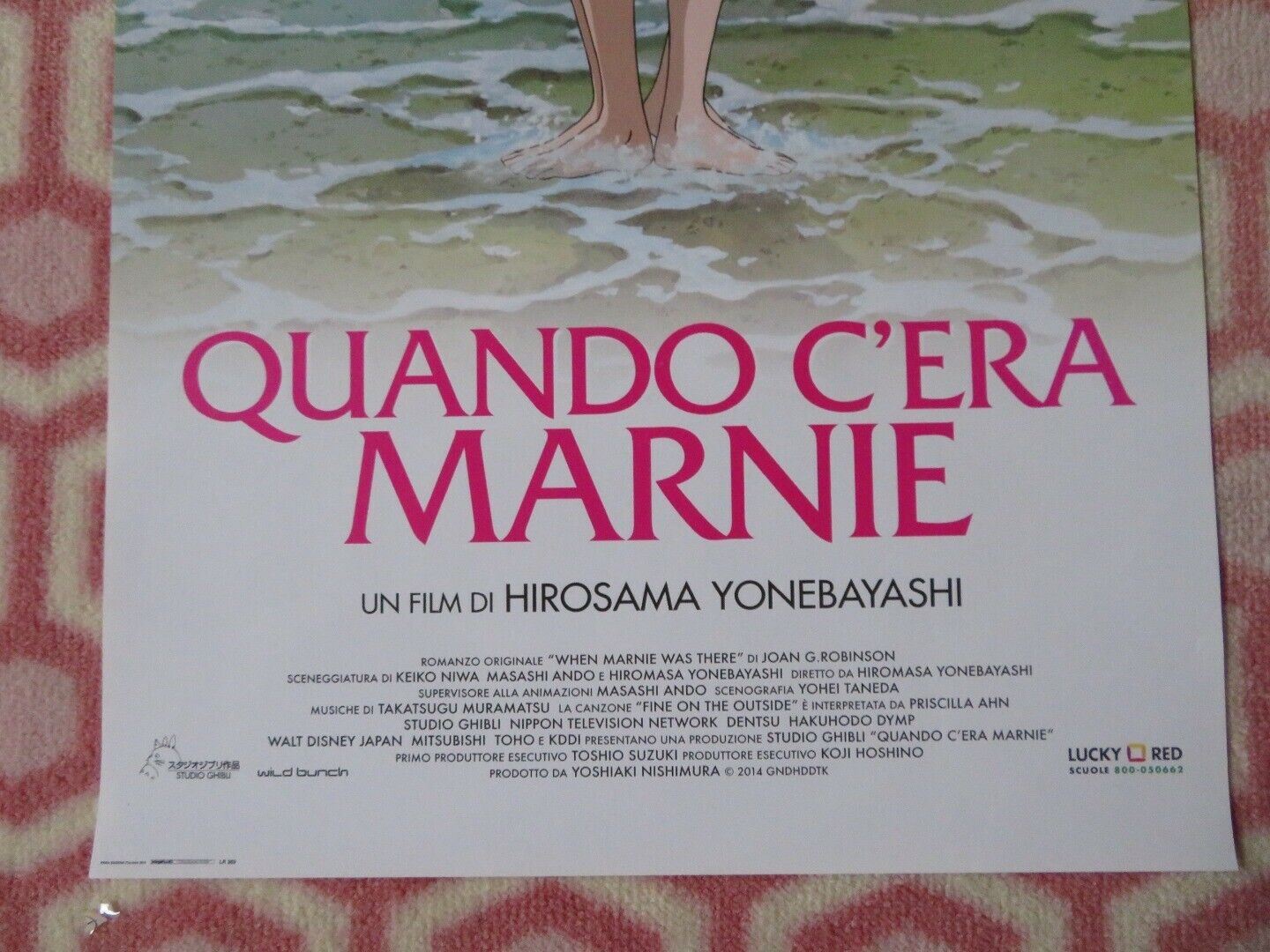 QUANDO C'ERA MARNIE ITALIAN LOCANDINA (26.5"x12.5") POSTER 2014 Movie posters