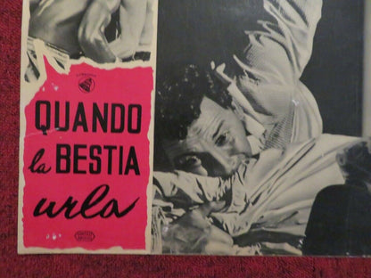 QUANDO LA BESTIA / MONKEY ON MY BACK ITALIAN FOTOBUSTA POSTER CAMERON MITCHELL Movie posters