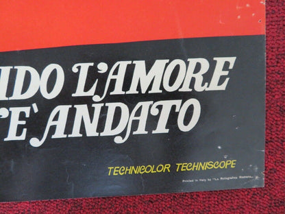 QUANDO L'AMORE SE N'E ANDATO / WHERE LOVE HAS GONE - B ITALIAN FOTOBUSTA POSTER - Rendezvous Cinema