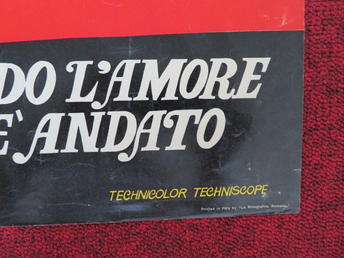 QUANDO L'AMORE SE N'E ANDATO / WHERE LOVE HAS GONE - C ITALIAN FOTOBUSTA POSTER Movie posters