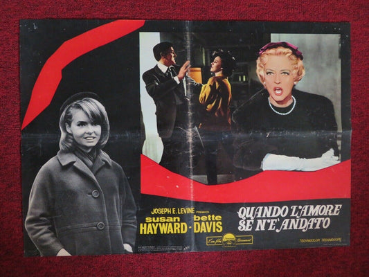 QUANDO L'AMORE SE N'E ANDATO / WHERE LOVE HAS GONE - C ITALIAN FOTOBUSTA POSTER Movie posters