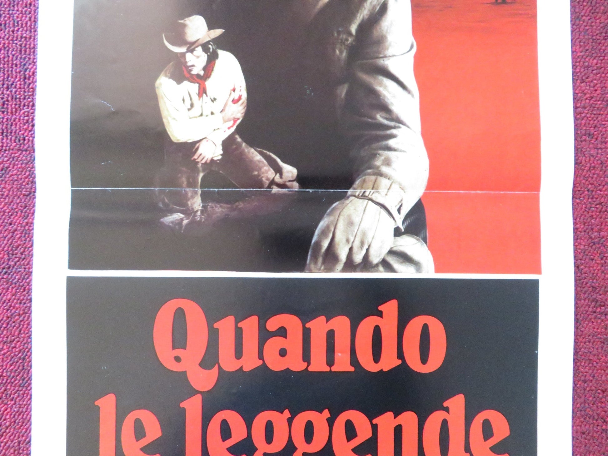 QUANDO LE LEGGENDE MUOIONO ITALIAN LOCANDINA POSTER RICHARD WIDMARK 1972 Rendezvous Cinema Movie posters