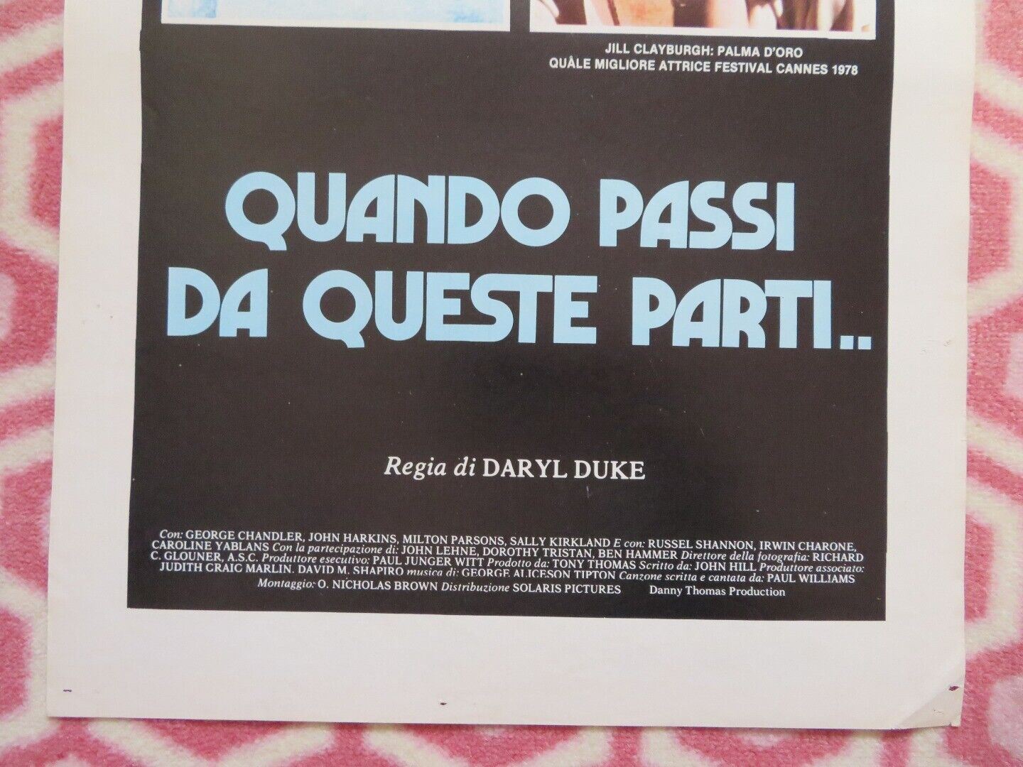 QUANDO PASSI DA QUESTE PARTI.. ITALIAN LOCANDINA (27.5"x13") POSTER P FALK 1976 Movie posters