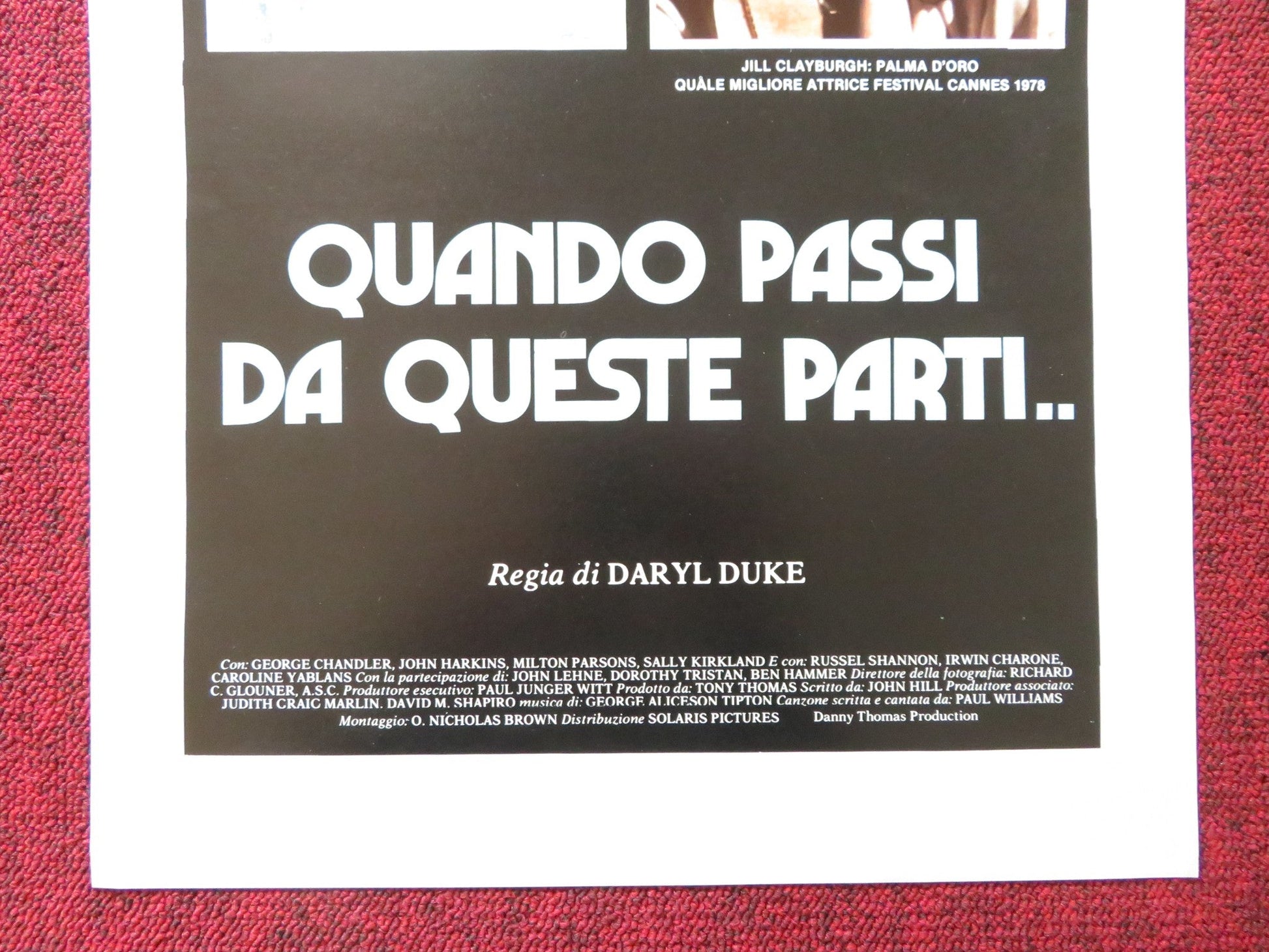 QUANDO PASSI DA QUESTE PARTI ITALIAN LOCANDINA POSTER PETER FALK 1976 Rendezvous Cinema Movie posters