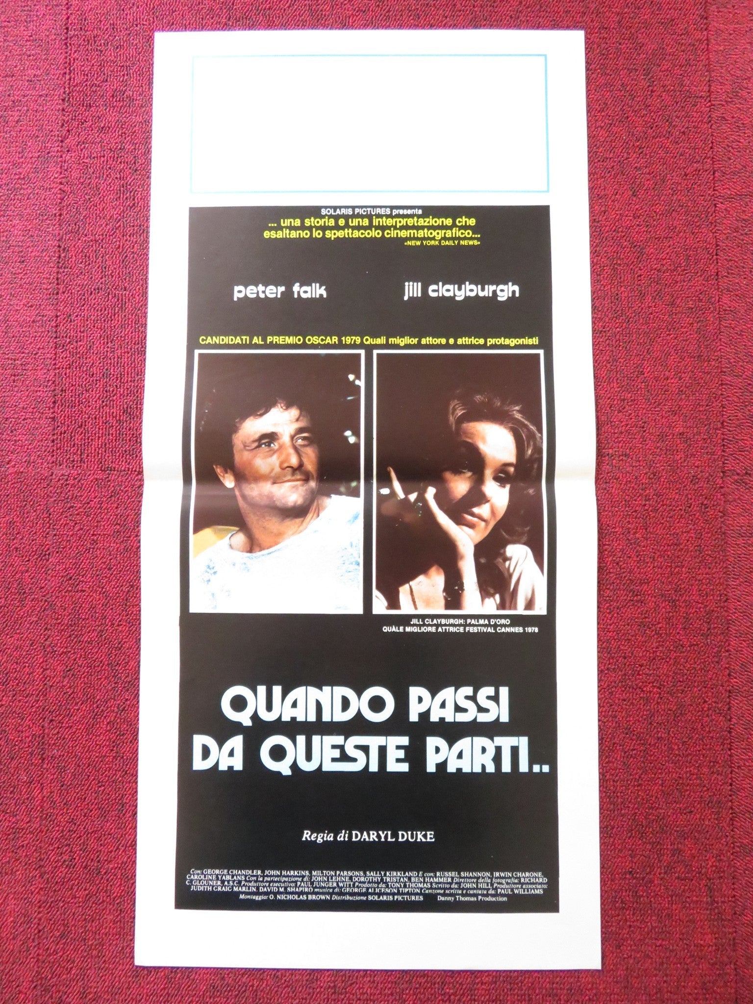 QUANDO PASSI DA QUESTE PARTI ITALIAN LOCANDINA POSTER PETER FALK 1976 Rendezvous Cinema Movie posters