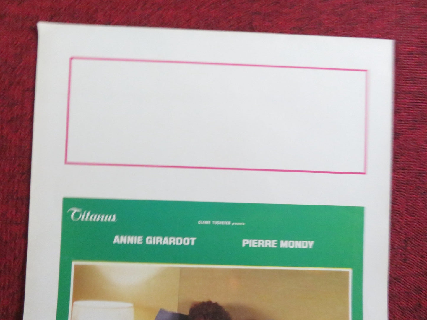 QUANTO ROMPE MIA MOGLIE - b ITALIAN LOCANDINA POSTER ANNIE GIRARDOT 1978 Rendezvous Cinema Movie posters