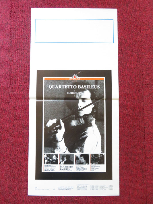 QUARTETTO BASILEUS ITALIAN LOCANDINA POSTER HECTOR ALTERIO OMERO ANTONUTTI 1982 Rendezvous Cinema Movie posters