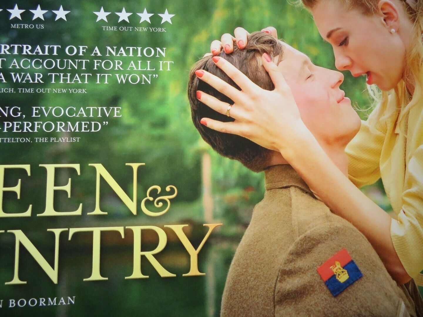 QUEEN & COUNTRY QUAD (30"x 40") ROLLED POSTER CALEB LANDRY JONES RICHARD E.GRANT Movie posters
