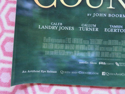 QUEEN & COUNTRY QUAD (30"x 40") ROLLED POSTER CALEB LANDRY JONES RICHARD E.GRANT Movie posters