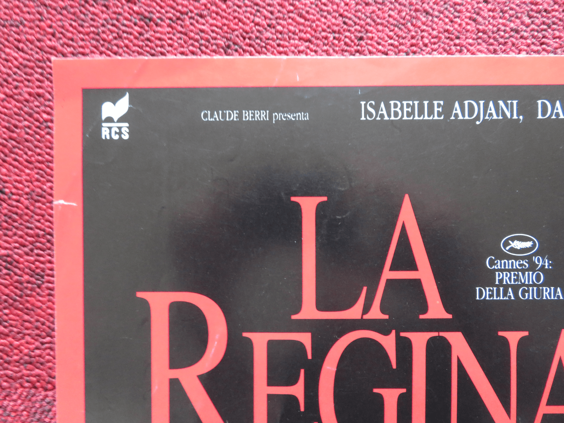 QUEEN MARGOT ITALIAN FOTOBUSTA POSTER ISABELLE ADJANI DANIEL AUTEUIL 1994 Rendezvous Cinema Movie posters