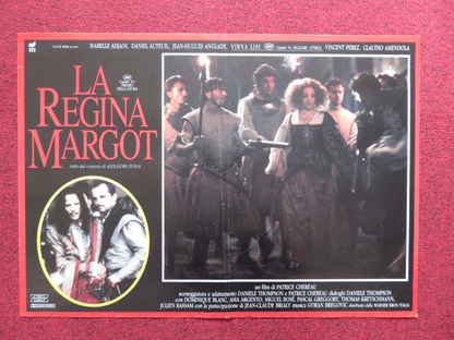 QUEEN MARGOT ITALIAN FOTOBUSTA POSTER ISABELLE ADJANI DANIEL AUTEUIL 1994 Rendezvous Cinema Movie posters
