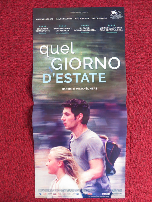 QUEL GIORNO D'ESTATE ITALIAN LOCANDINA POSTER VINCENT LACOSTE I. MULTRIER 2018 Rendezvous Cinema Movie posters