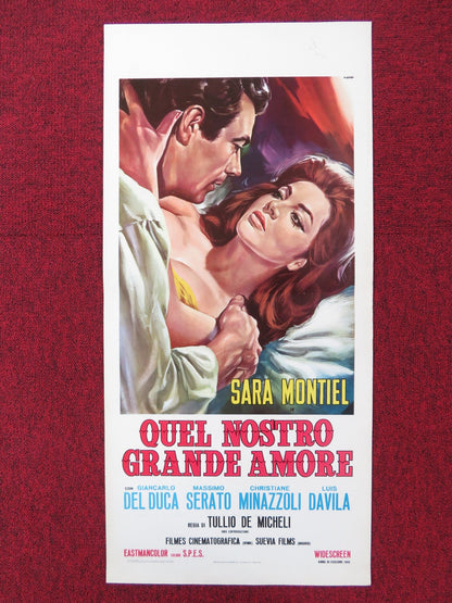 QUEL NOSTRO GRANDE AMORE ITALIAN LOCANDINA POSTER SARA MONTIEL1966 Rendezvous Cinema Movie posters