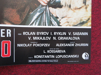 QUELL 'ULTIMO GIORNO - B ITALIAN FOTOBUSTA POSTER ROLAN BYROV IOSIF RYKLIN 1986 Rendezvous Cinema Movie posters