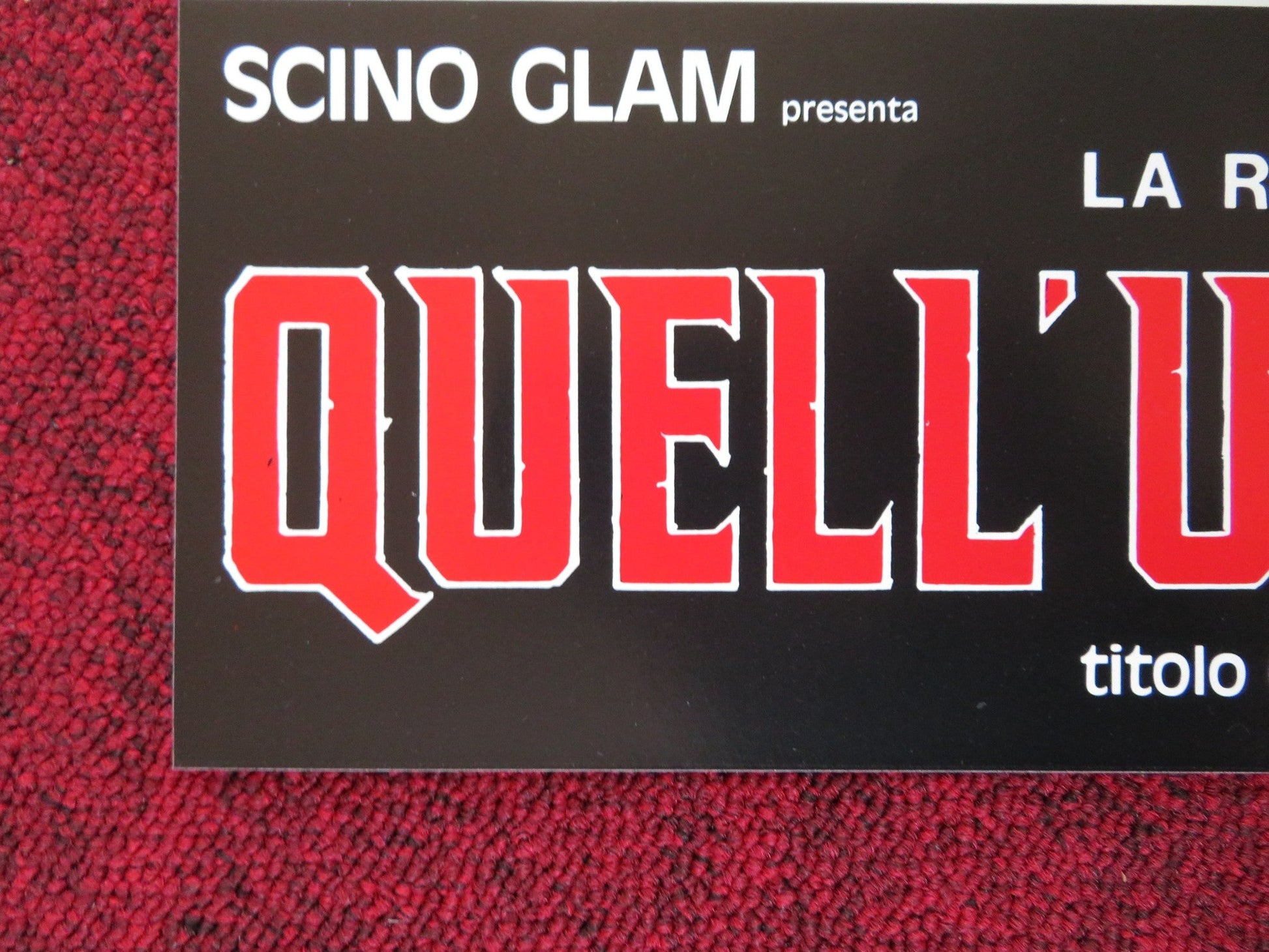 QUELL 'ULTIMO GIORNO - C ITALIAN FOTOBUSTA POSTER ROLAN BYROV IOSIF RYKLIN 1986 Rendezvous Cinema Movie posters