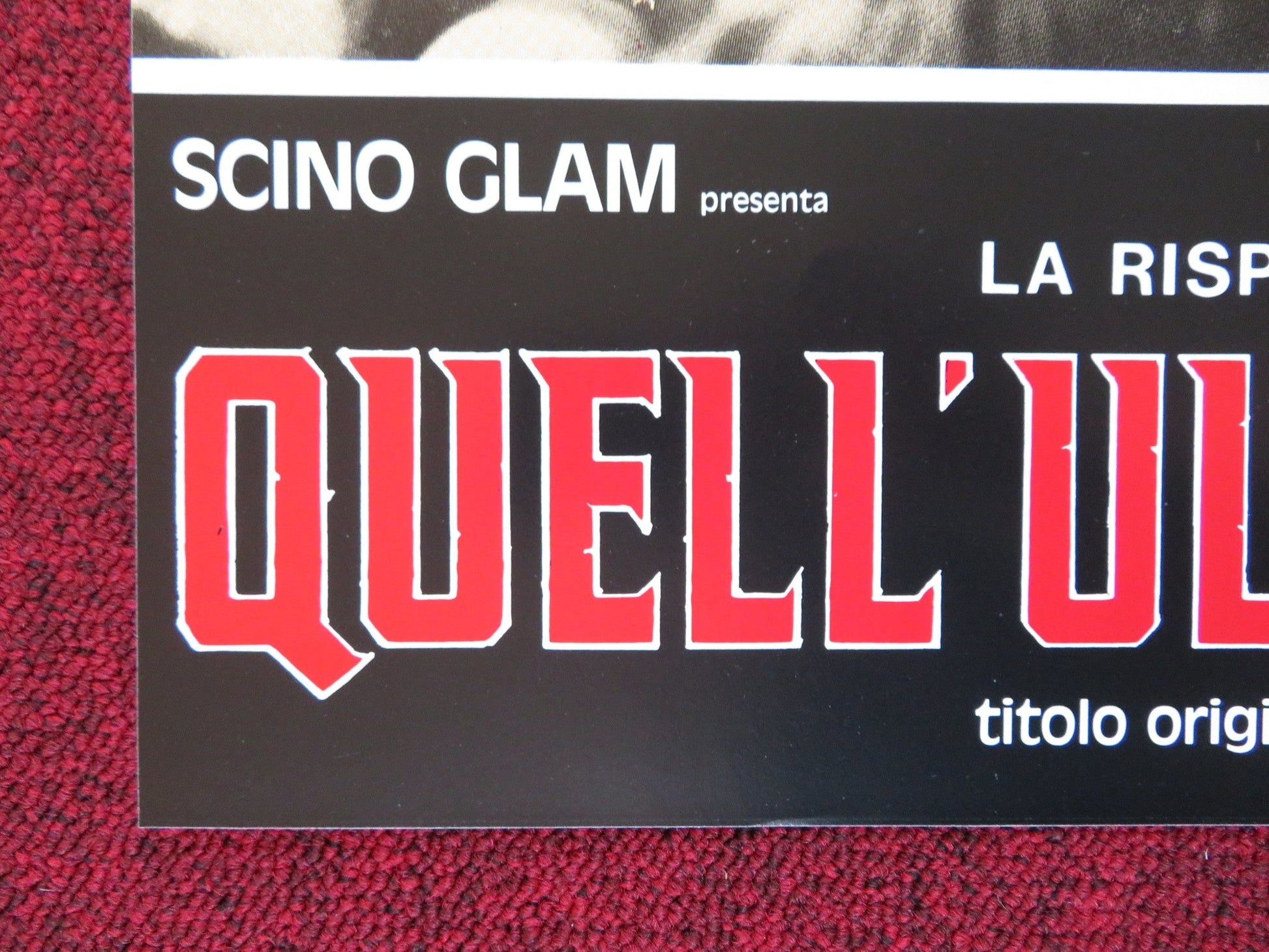 QUELL 'ULTIMO GIORNO - D ITALIAN FOTOBUSTA POSTER ROLAN BYROV IOSIF RYKLIN 1986 Rendezvous Cinema Movie posters