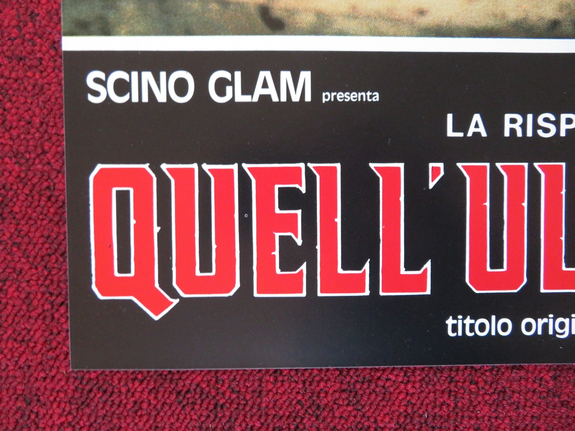 QUELL 'ULTIMO GIORNO - E ITALIAN FOTOBUSTA POSTER ROLAN BYROV IOSIF RYKLIN 1986 Rendezvous Cinema Movie posters