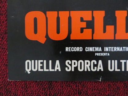 QUELLA SPORCA ULTIMA NOTTE ITALIAN FOTOBUSTA POSTER S. STALLONE GAZZA 1977 Rendezvous Cinema Movie posters