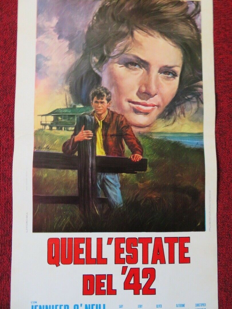 QUELL'ESTATE DEL '42 / Summer of '42 ITALIAN LOCANDINA (27.5"x13") POSTER 1971 Movie posters