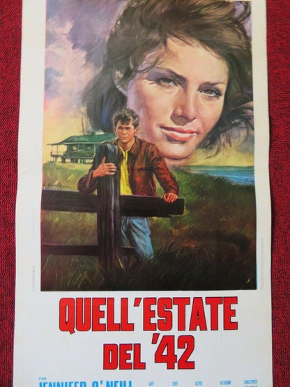 QUELL'ESTATE DEL '42 / Summer of '42 ITALIAN LOCANDINA (27.5"x13") POSTER 1971 Movie posters