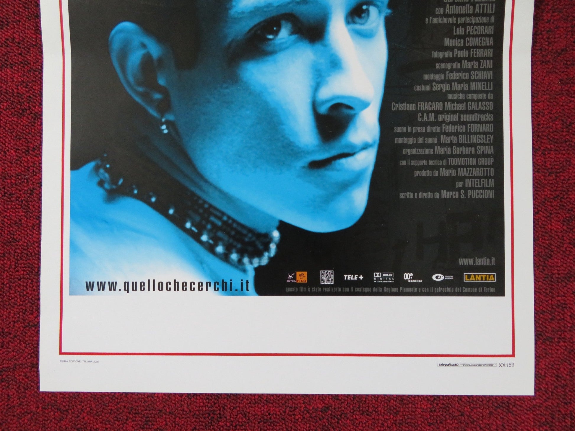 QUELLO CHE CERCHI ITALIAN LOCANDINA POSTER MARCELLO MAZZARELLA STEFANIA 2002 Rendezvous Cinema Movie posters