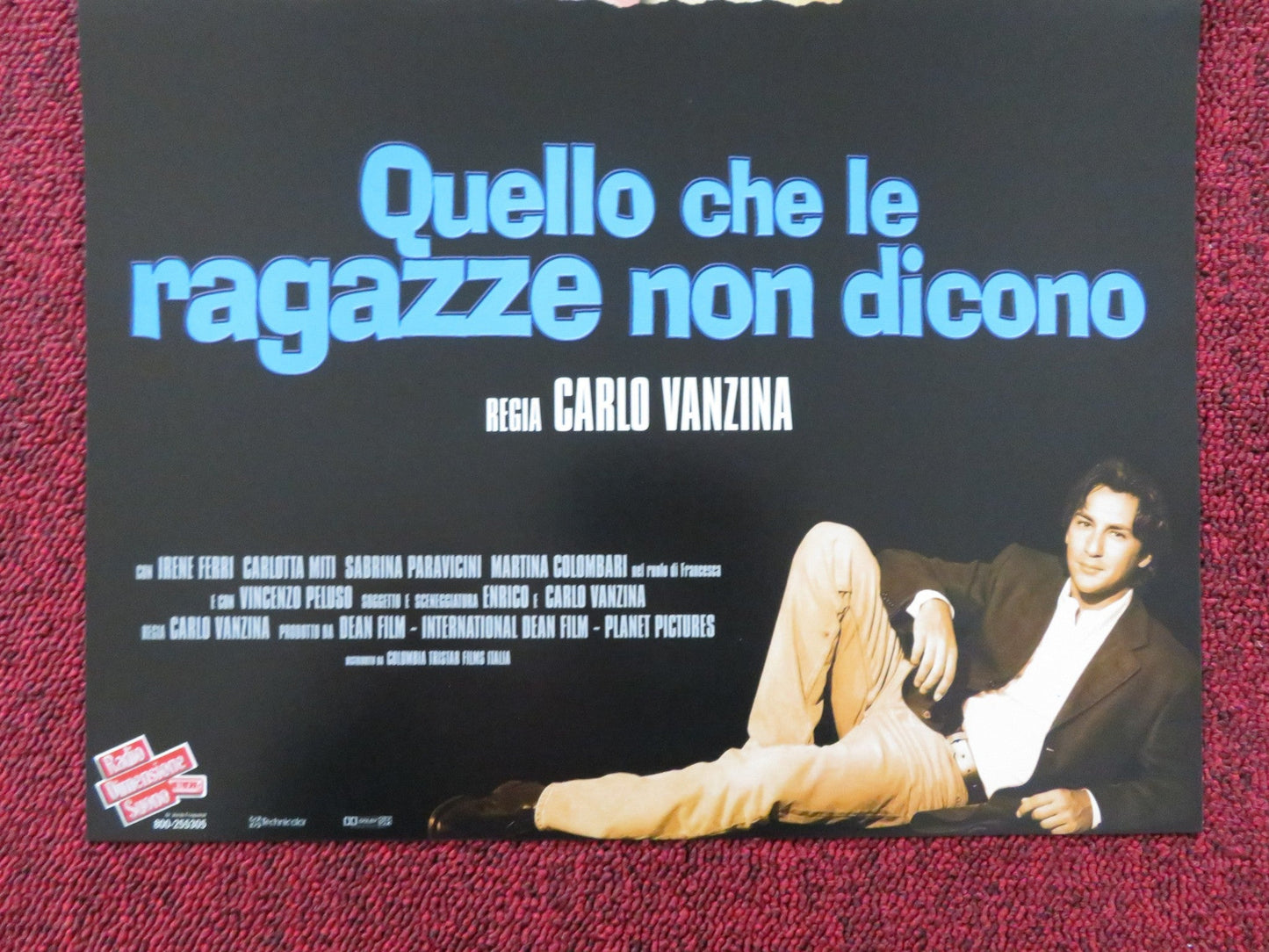 QUELLO CHE LE RAGAZZE NON DICONO ITALIAN LOCANDINA POSTER IRENE FERRI 2000 Rendezvous Cinema Movie posters