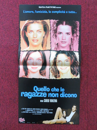 QUELLO CHE LE RAGAZZE NON DICONO ITALIAN LOCANDINA POSTER IRENE FERRI 2000 Rendezvous Cinema Movie posters