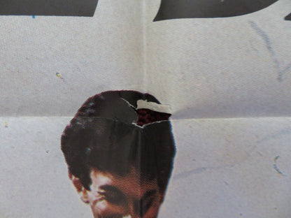 QU'EST - CE QUI FAIT COURIR DAVID FOLDED SPANISH POSTER CHARLES AZNAVOUR 1982 Rendezvous Cinema Movie posters