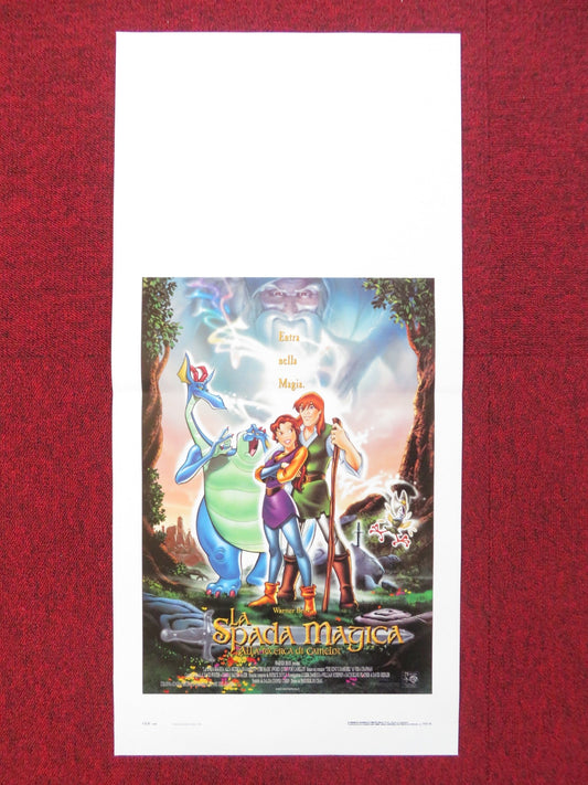 QUEST FOR CAMELOT ITALIAN LOCANDINA POSTER JESSALYN GILSIG GARY OLDMAN 1998 Rendezvous Cinema Movie posters