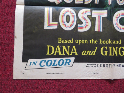 QUEST FOR THE LOST CITY FOLDED US ONE SHEET POSTER DANA LAMB GINGER LAMB 1954 - Rendezvous Cinema