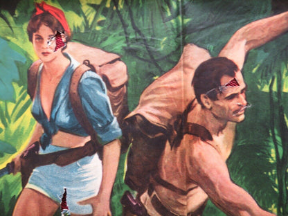 QUEST FOR THE LOST CITY FOLDED US ONE SHEET POSTER DANA LAMB GINGER LAMB 1954 - Rendezvous Cinema