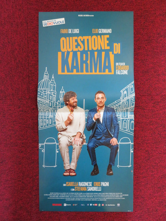 QUESTIONE DI KARMA ITALIAN LOCANDINA POSTER ELIO GERMANO FABIO DE LUIGI 2017 Rendezvous Cinema Movie posters