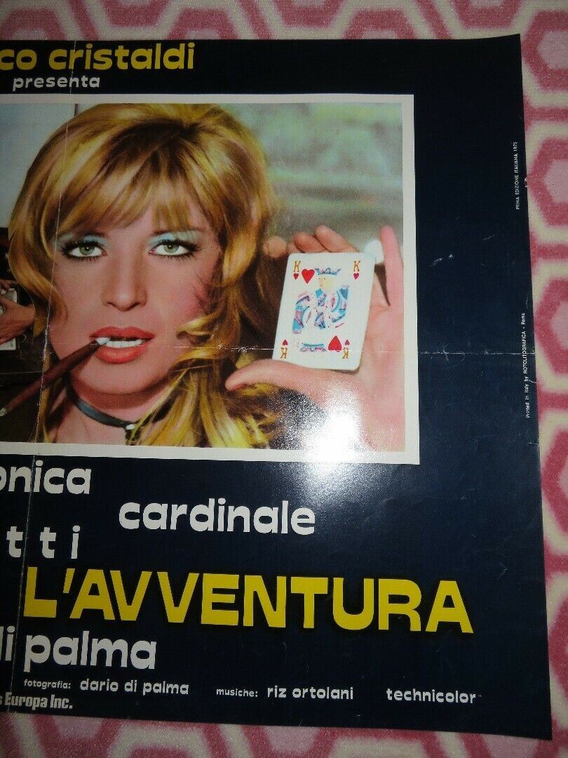 QUI COMINCIA L'AVVENTURA/ Blonde in Black Leather ITALIAN PHOTOBUSTA POSTER 1975 Movie posters