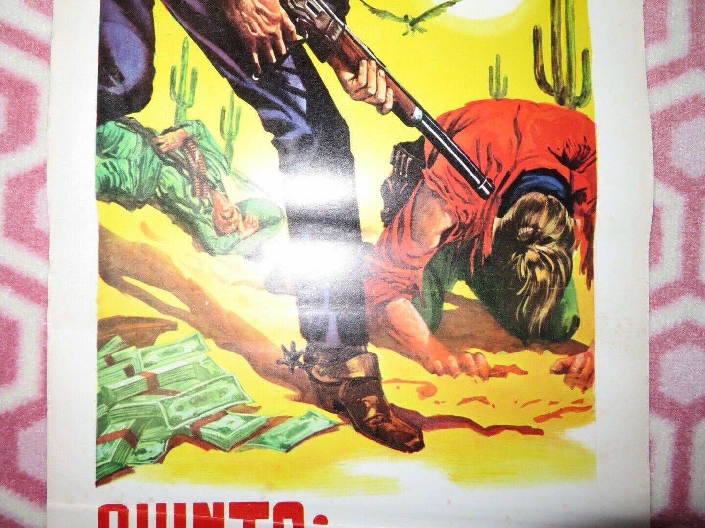 QUINTO: NON AMMAZZARE ITALIAN LOCANDINA (27.5"x13") POSTER SARAH ROSS 1968 Movie posters