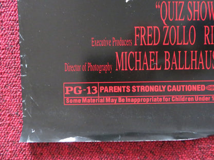 QUIZ SHOW FOLDED US ONE SHEET POSTER JOHN TURTRRO ROB MORROW 1994 Rendezvous Cinema Movie posters
