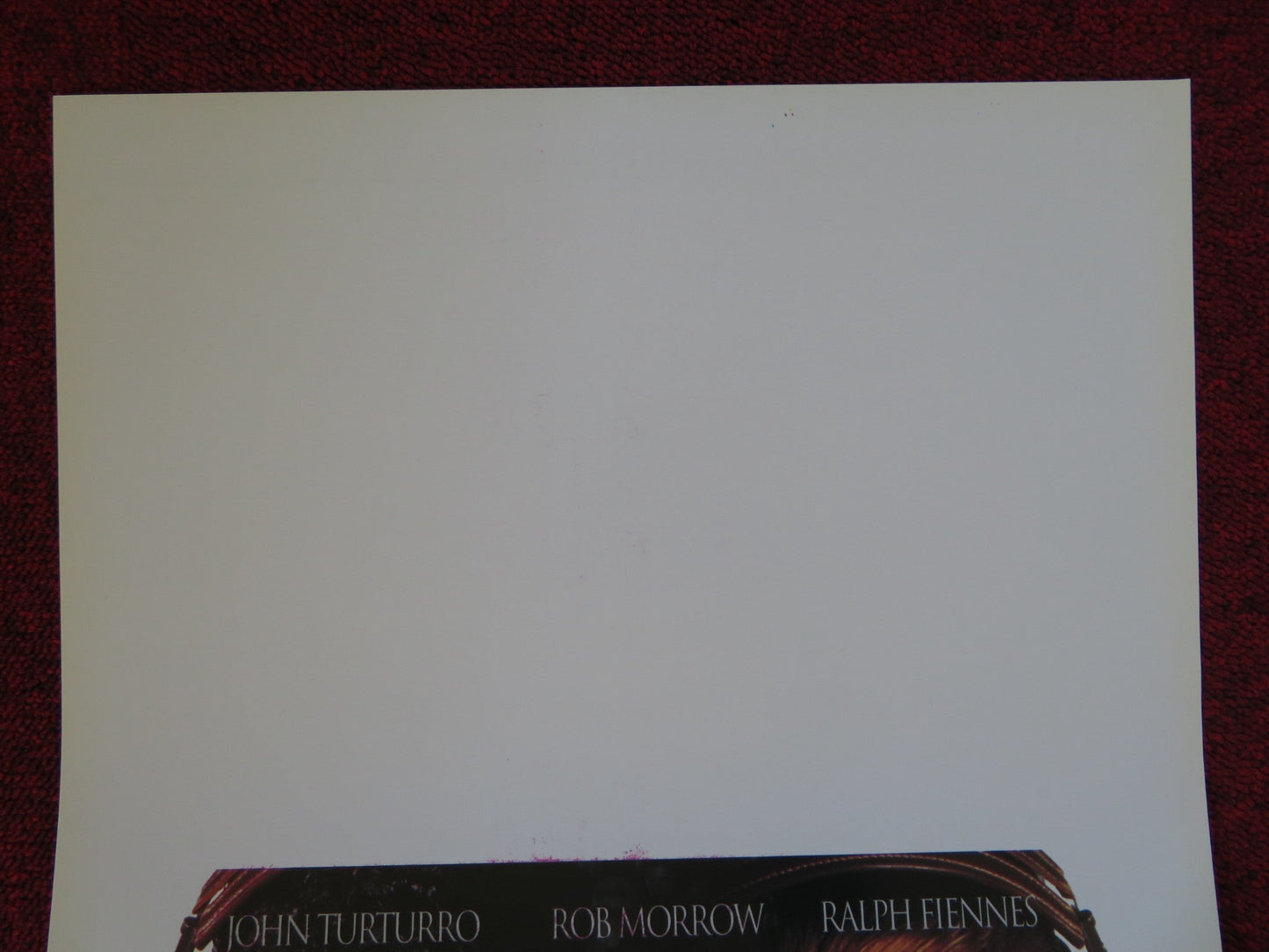 QUIZ SHOW ITALIAN LOCANDINA (27.5"x13") POSTER JOHN TURTURRO RALPH FIENNES 1994 Rendezvous Cinema Movie posters