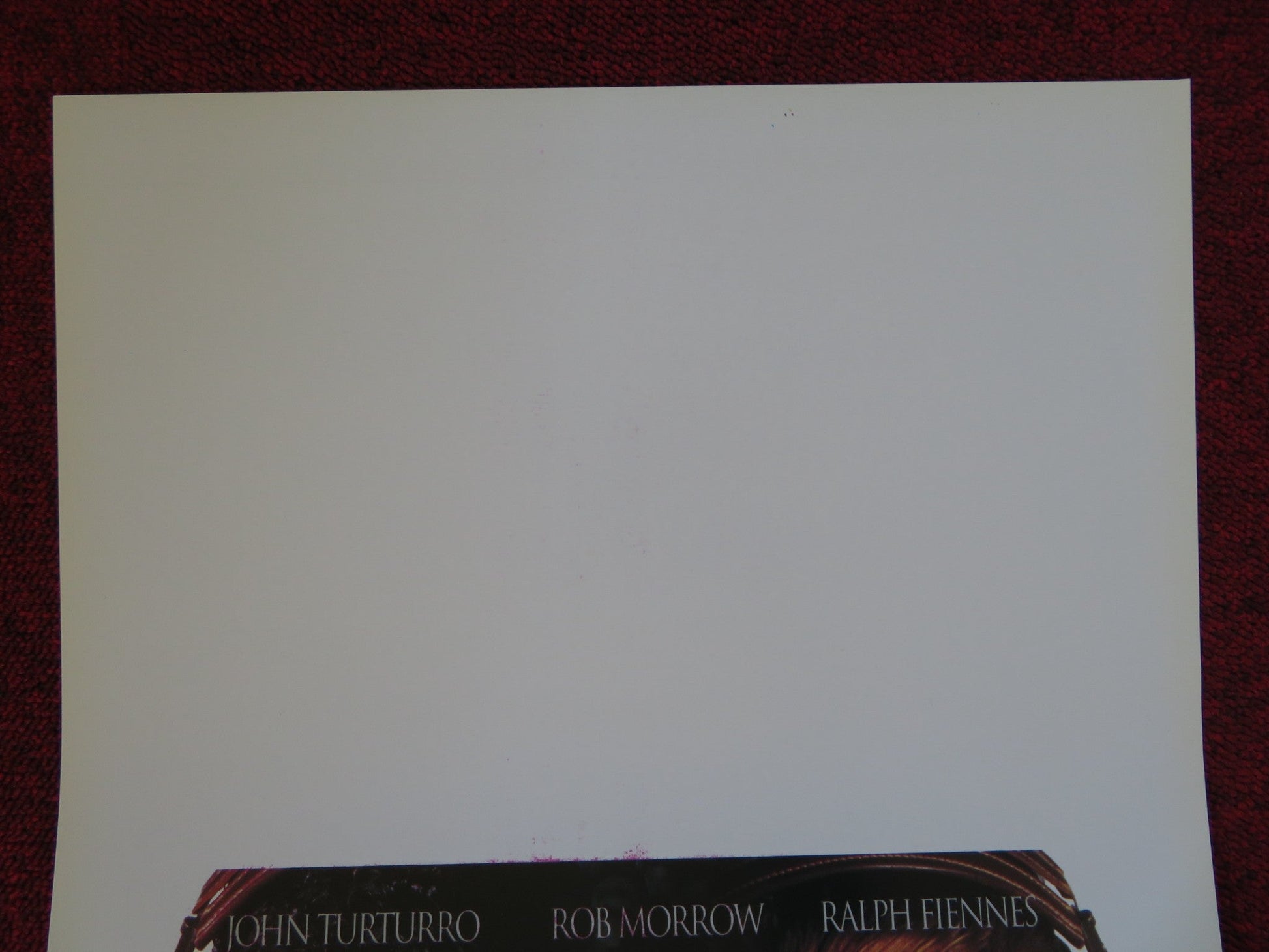 QUIZ SHOW ITALIAN LOCANDINA (27.5"x13") POSTER JOHN TURTURRO RALPH FIENNES 1994 Rendezvous Cinema Movie posters