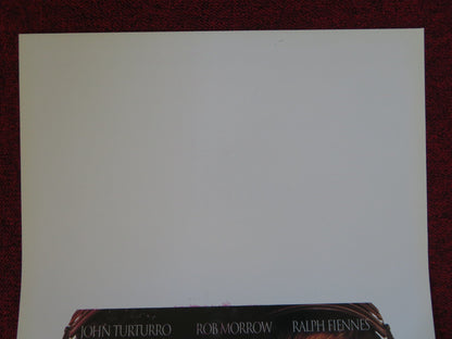 QUIZ SHOW ITALIAN LOCANDINA (27.5"x13") POSTER JOHN TURTURRO RALPH FIENNES 1994 Rendezvous Cinema Movie posters