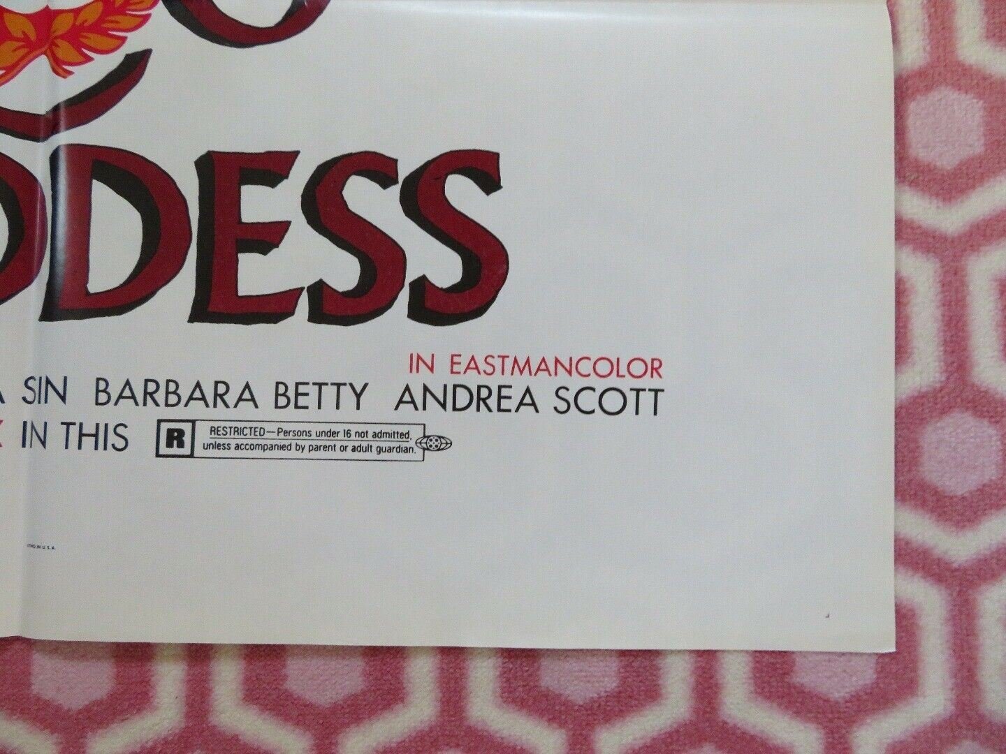 QUO GODDESS Helen, Yes... Helen of Troy US ONE SHEET POSTER DON BACKY 1973 Movie posters