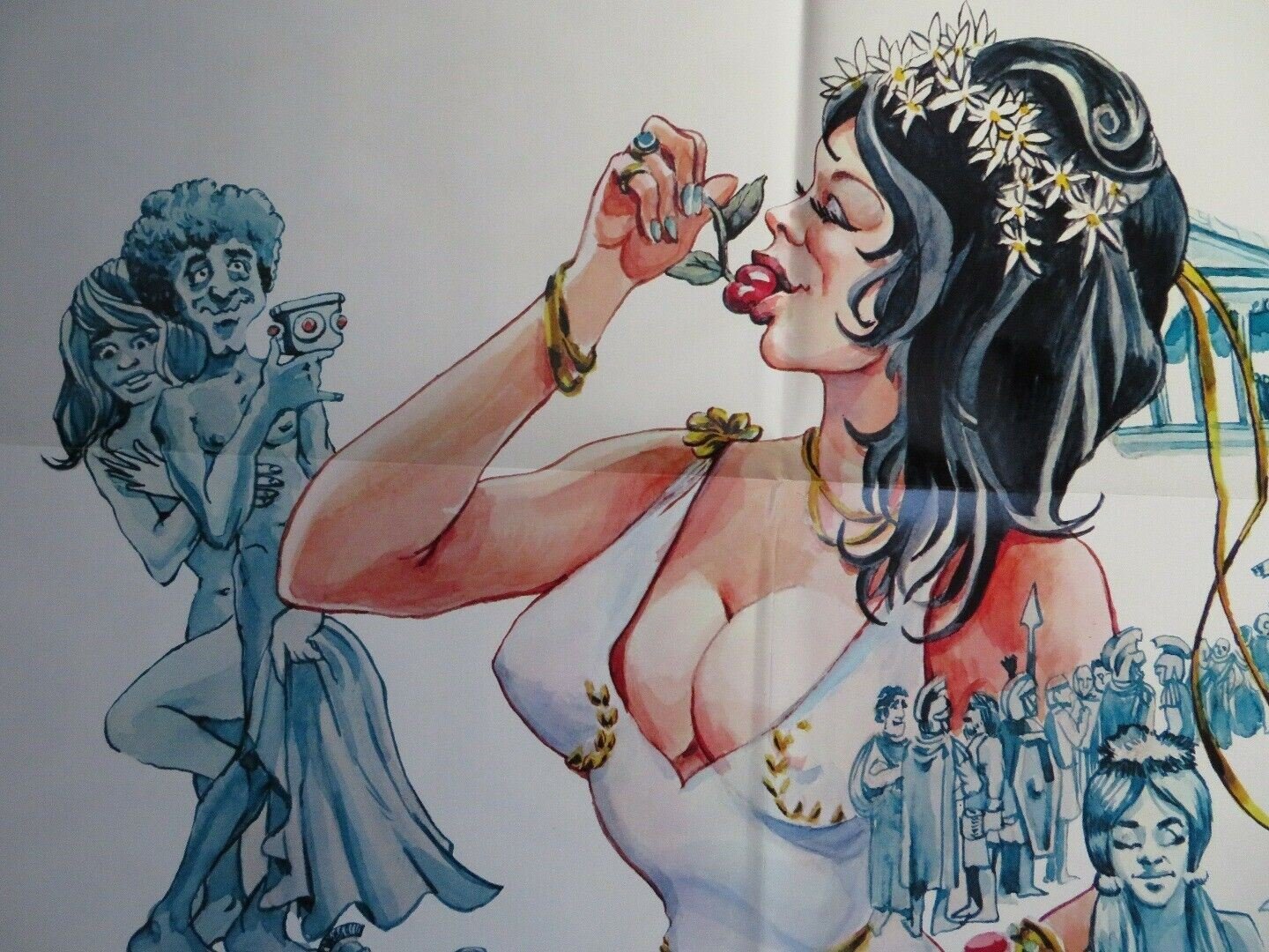 QUO GODDESS Helen, Yes... Helen of Troy US ONE SHEET POSTER DON BACKY 1973 Movie posters