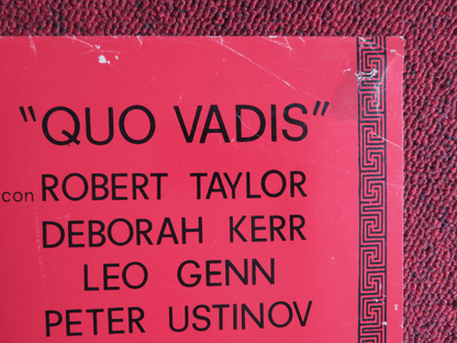 QUO VADIS ITALIAN FOTOBUSTA POSTER ROBERT TAYLOR DEBORAH KERR 1951 Rendezvous Cinema Movie posters