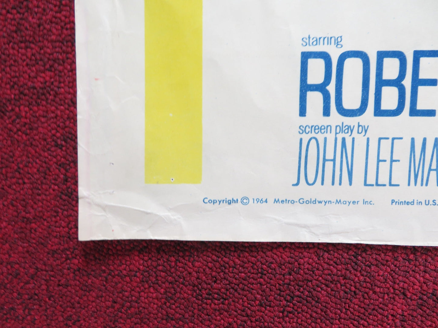 QUO VADIS US HALF SHEET (22"x 28") POSTER ROBERT TAYLOR DEBORAH KERR 1964 Rendezvous Cinema Movie posters